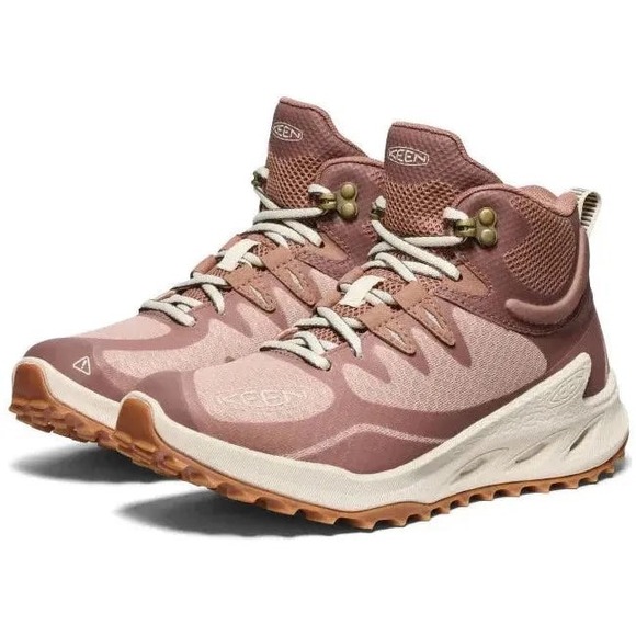 Keen Womens Zionic Waterproof Hiking Boot Warm Taupe Birch 1029788 Size 7.5 NEW - Picture 9 of 11